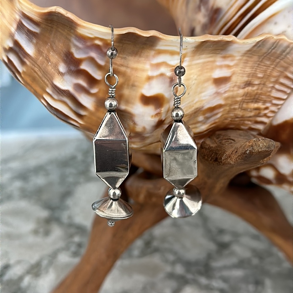 Contemporary Sterling Silver Drops - image 1